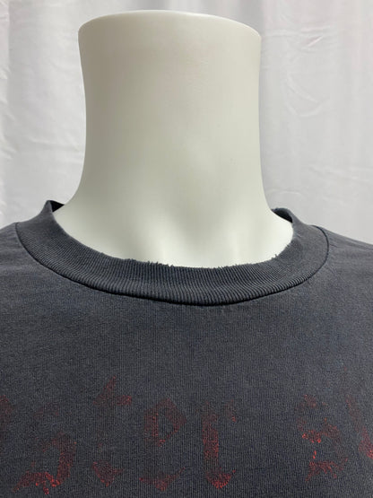 L - Monster Stalker Faded Gothic Graphic Tee