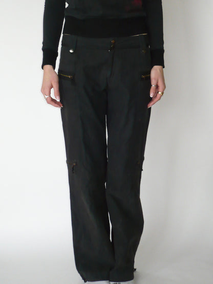 L'Equipe 00s Black Cargo Pant