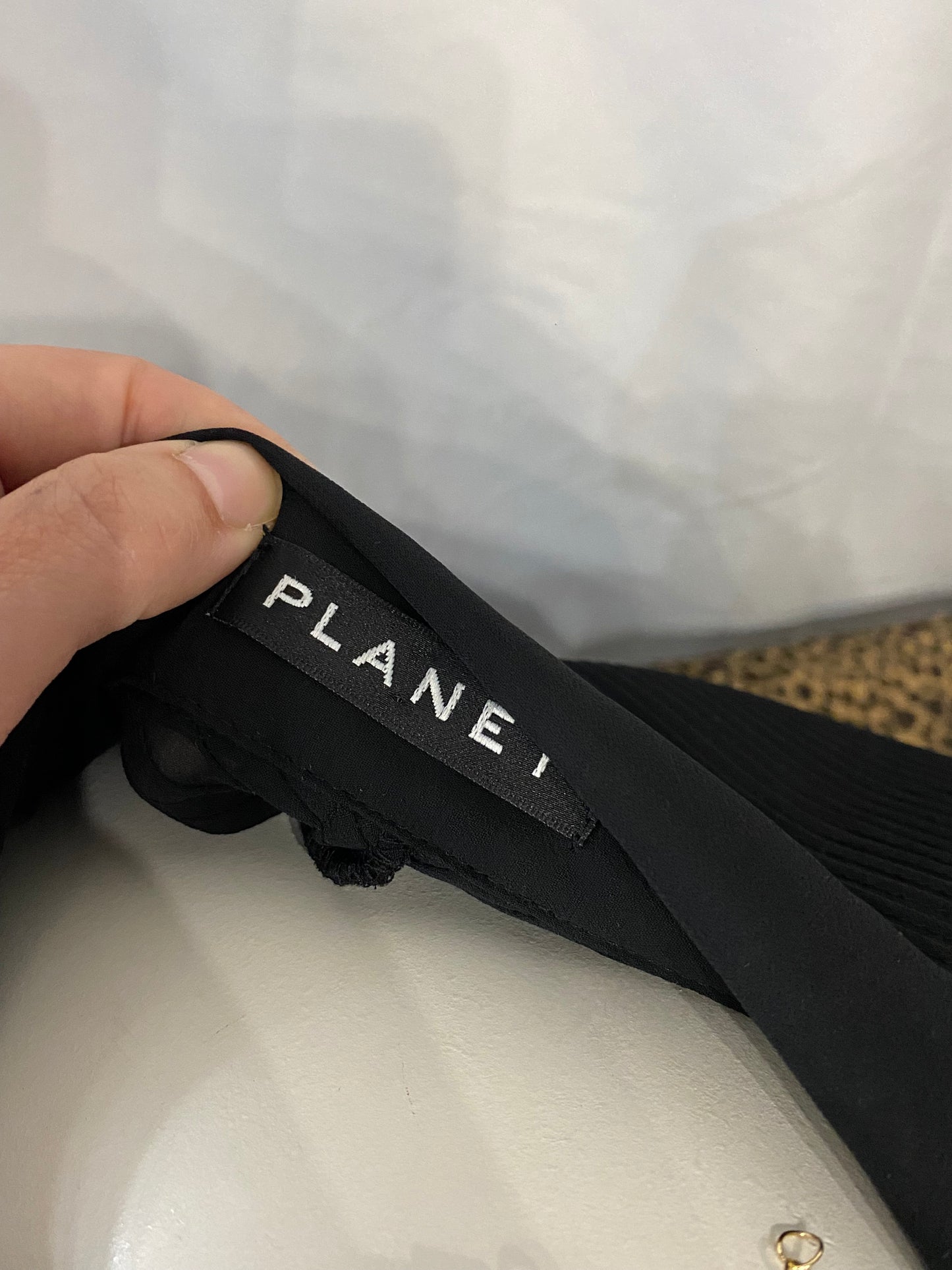 L - Planet Sheer Office Blouse