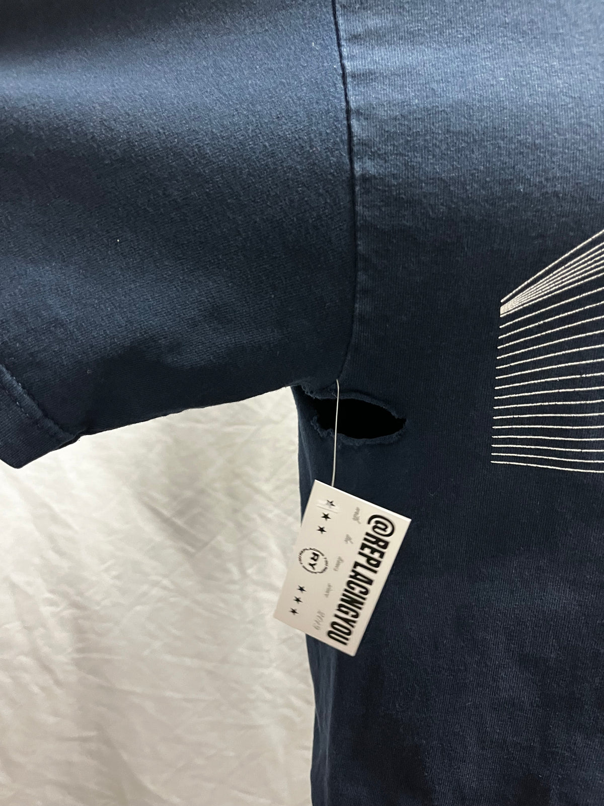 XL - FOX Racing Y2K Navy Graphic Tee