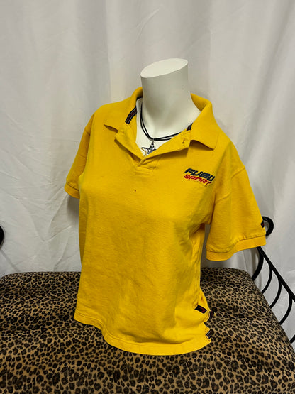 M - FUBU 2000s Collared Baby Tee