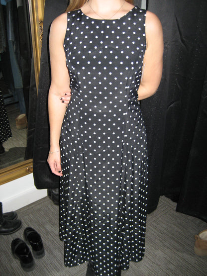 My Michelle Vintage Polka Dot Long Dress