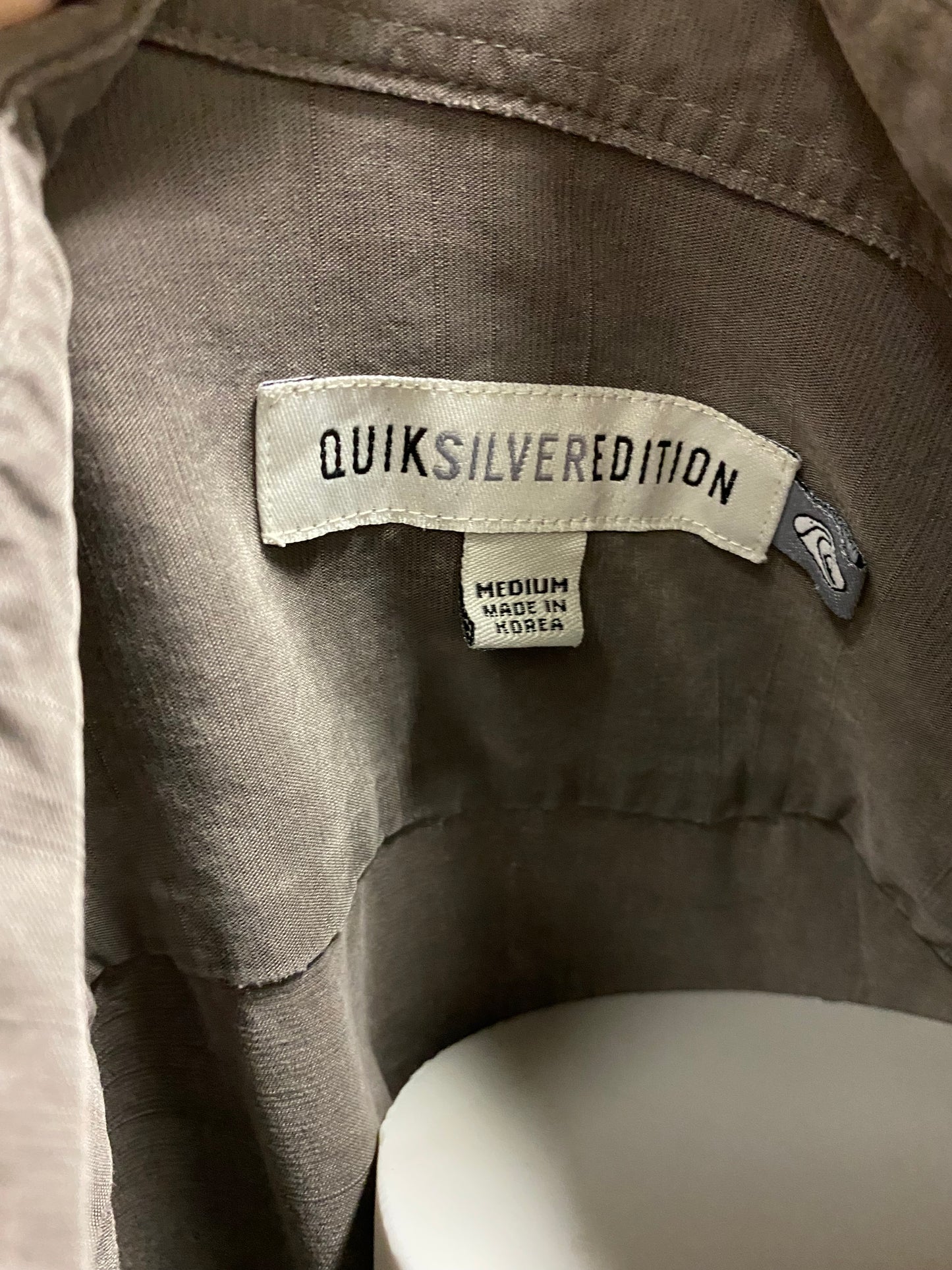 M/L - Quiksilver 2000s Palm Trees Button Up