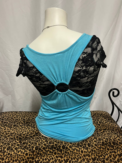 XS/S - Y2K Rhinestone Wings Graphic Top