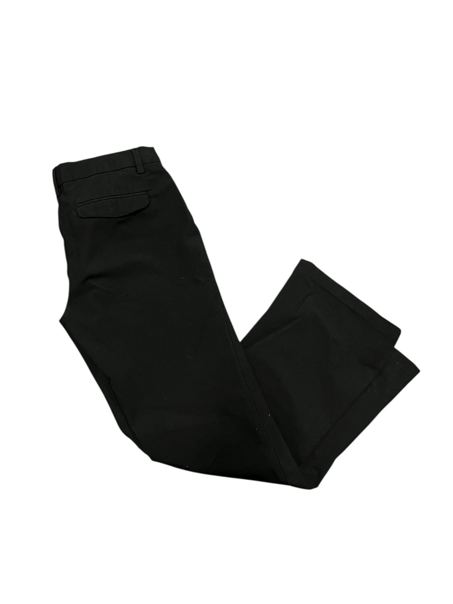 SZ 4 - Black Low-Rise Flared Trouser