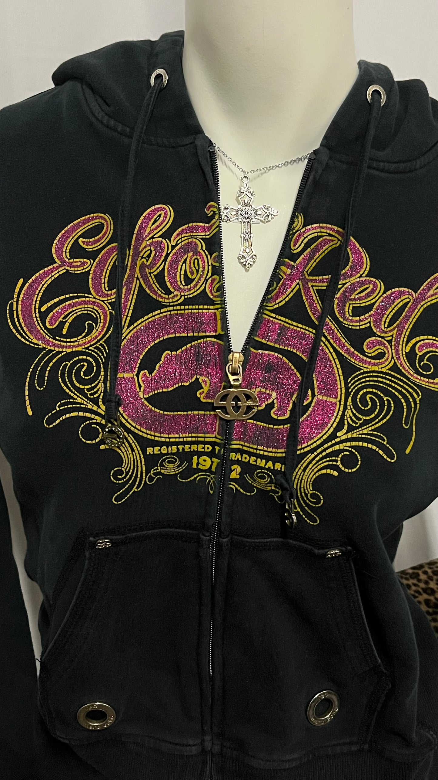 M - ECKO Y2K Graphic Zip Hoodie