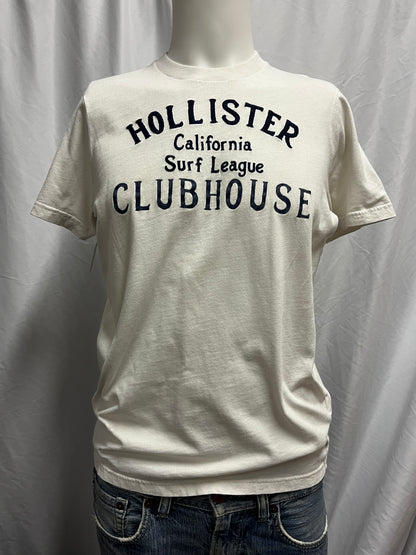 M - Hollister Surf League White Graphic Tee