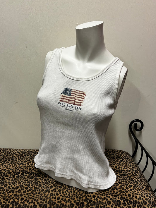 L - Hard Rock Cafe 90s Ribbed Tank Top