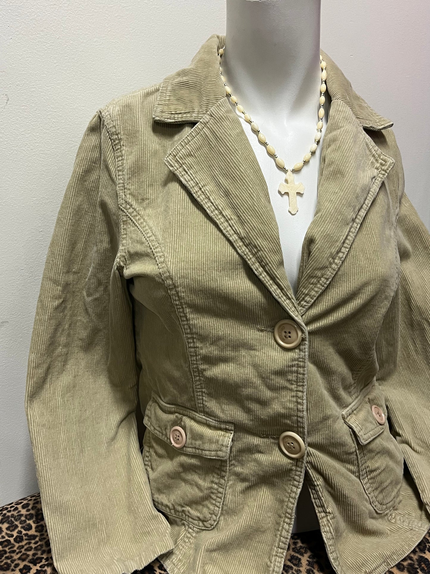 S - Corduroy Y2K Blazer Jacket