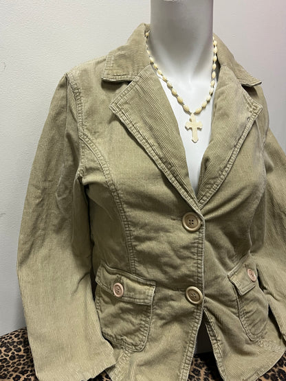 S - Corduroy Y2K Blazer Jacket