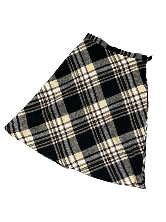 XS - Vintage Plaid Skirt