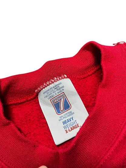 XL - Nebraska Huskers 90s Logo 7 Embroidered Sweatshirt