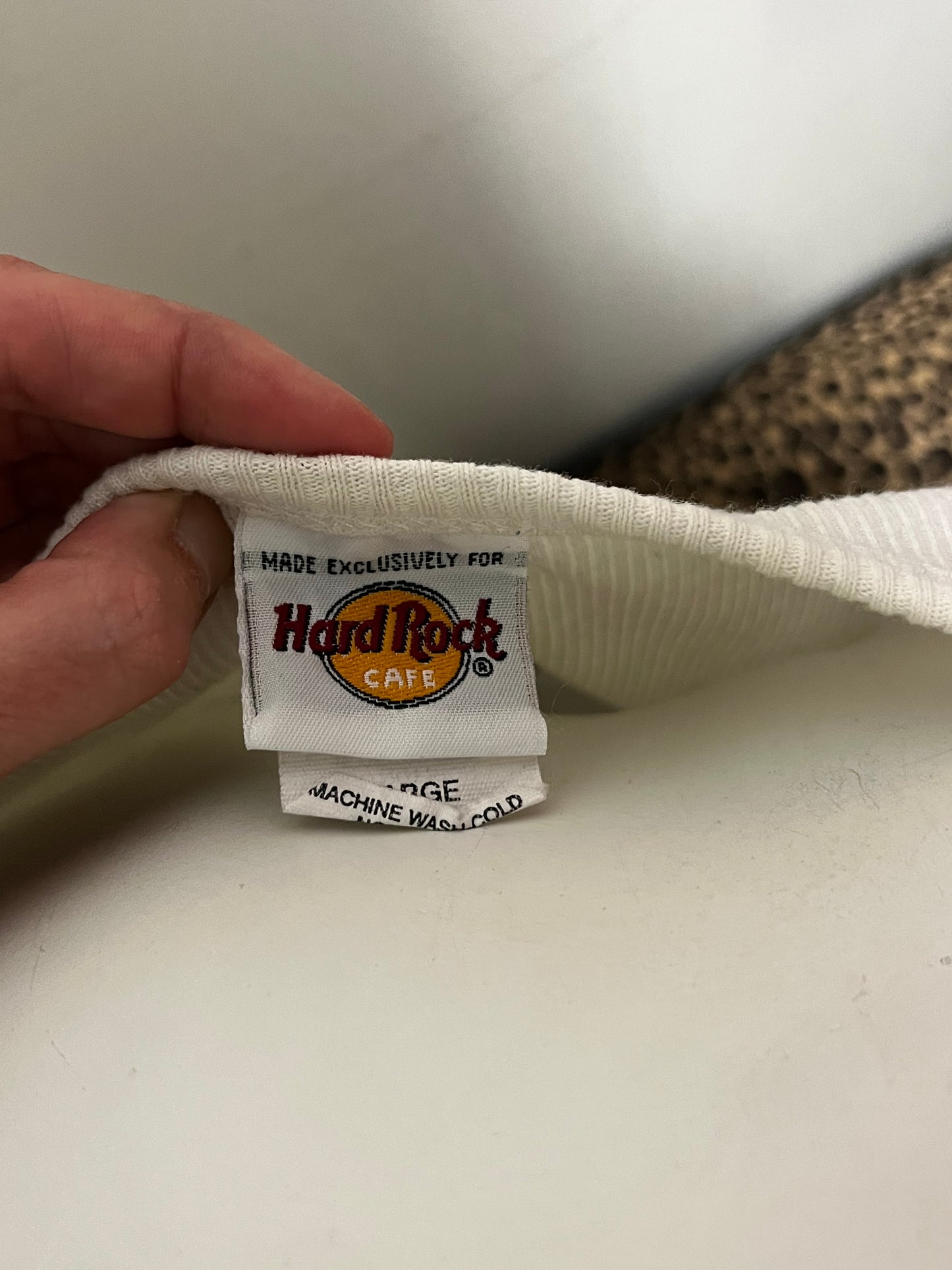 L - Hard Rock Cafe 90s Ribbed Tank Top
