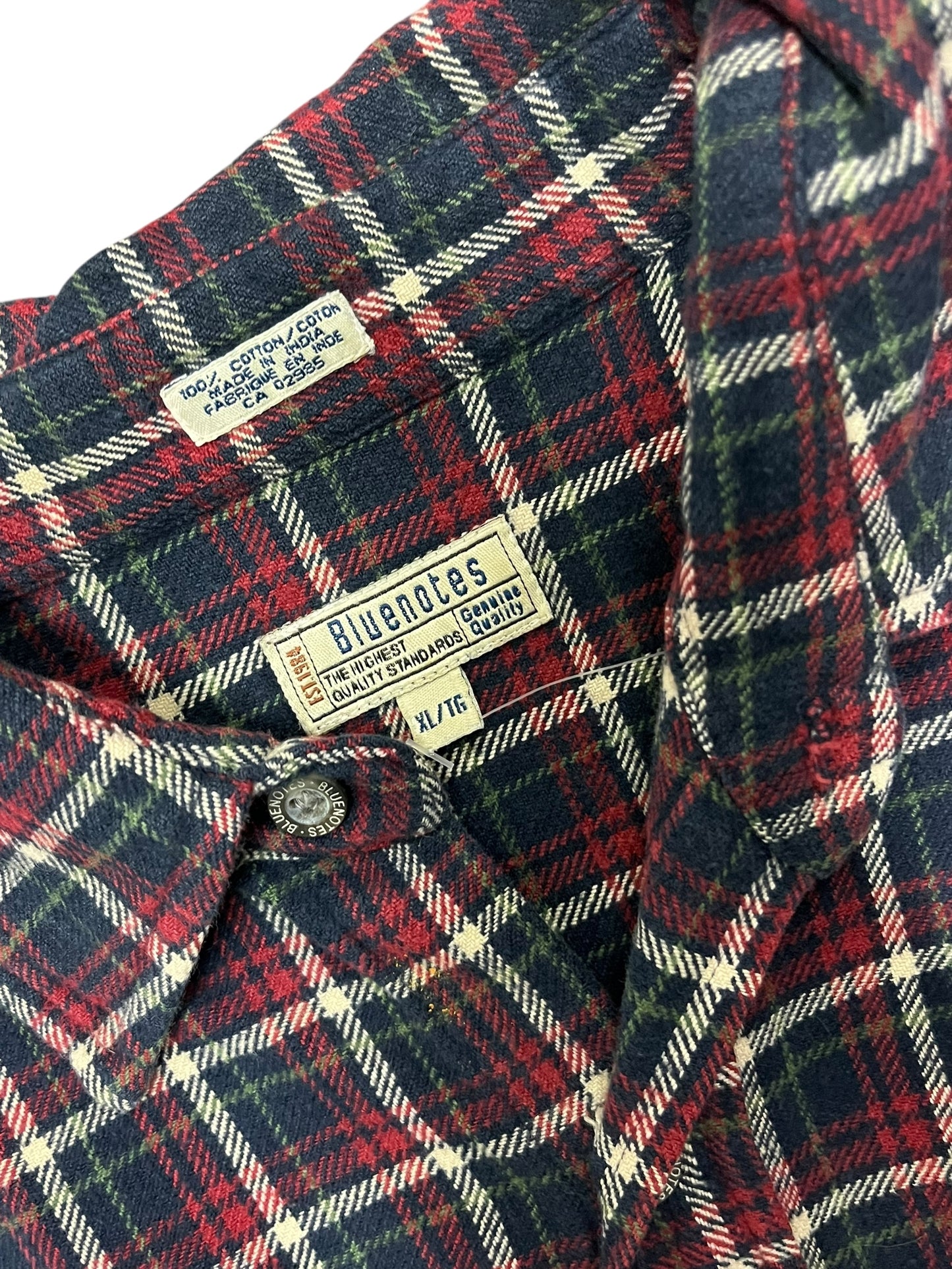 XL - 90s Bluenotes Heavyweight Lumberjacket Flannel