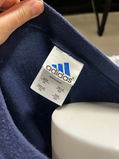 XL - Adidas Y2K Navy + Orange Tank Top