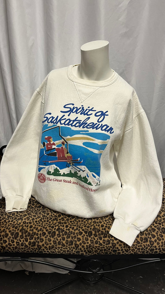M/L - The Keg Spirit of Saskatchewan Vintage Sweatshirt