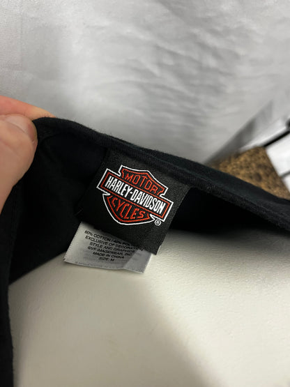 M - Harley Davidson Wings + Skull Graphic Top