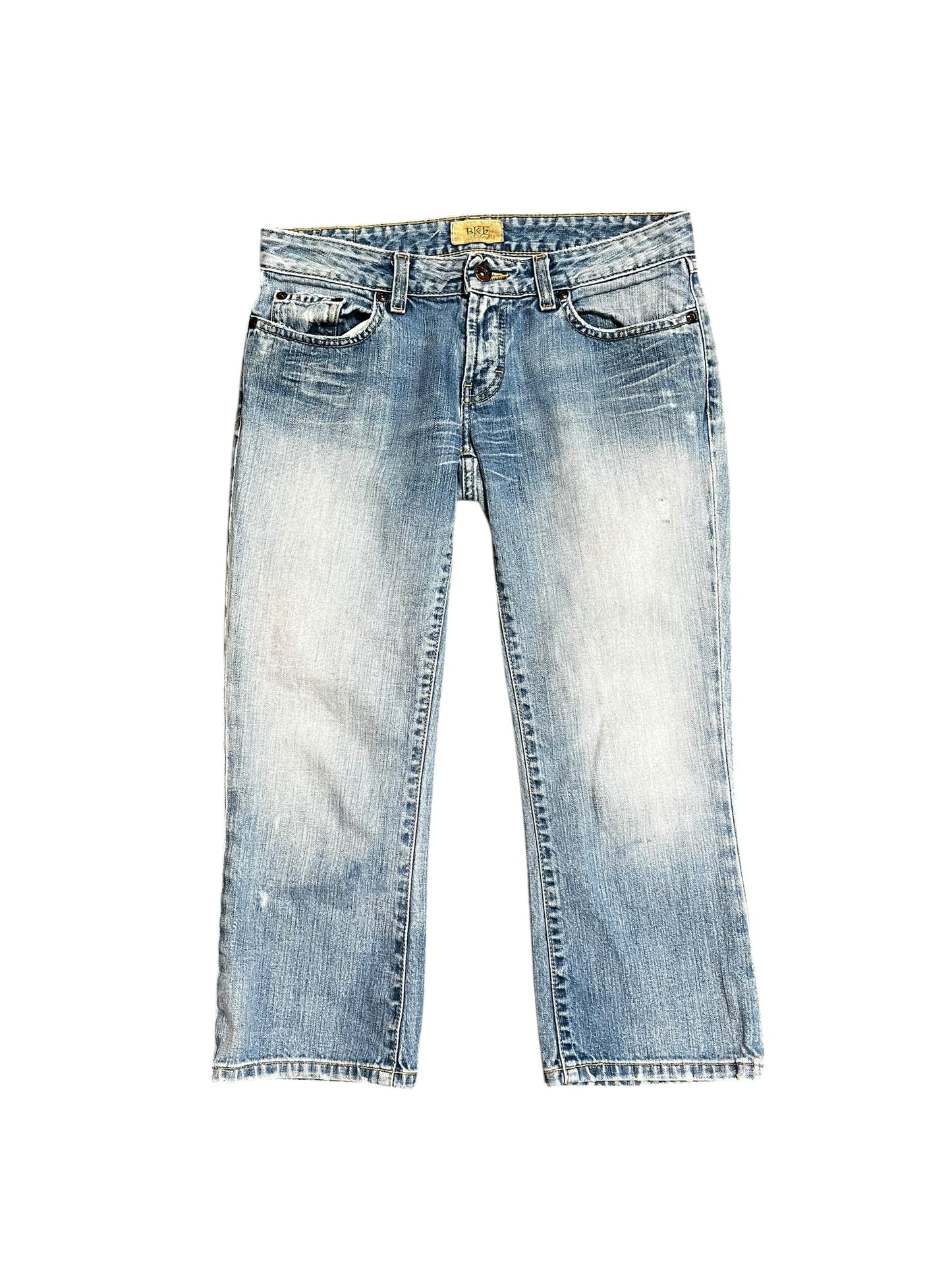 29" - BKE Denim Y2K Low Rise Light Wash Capris