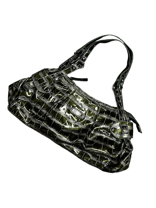Sagharbor Green Crocodile Purse