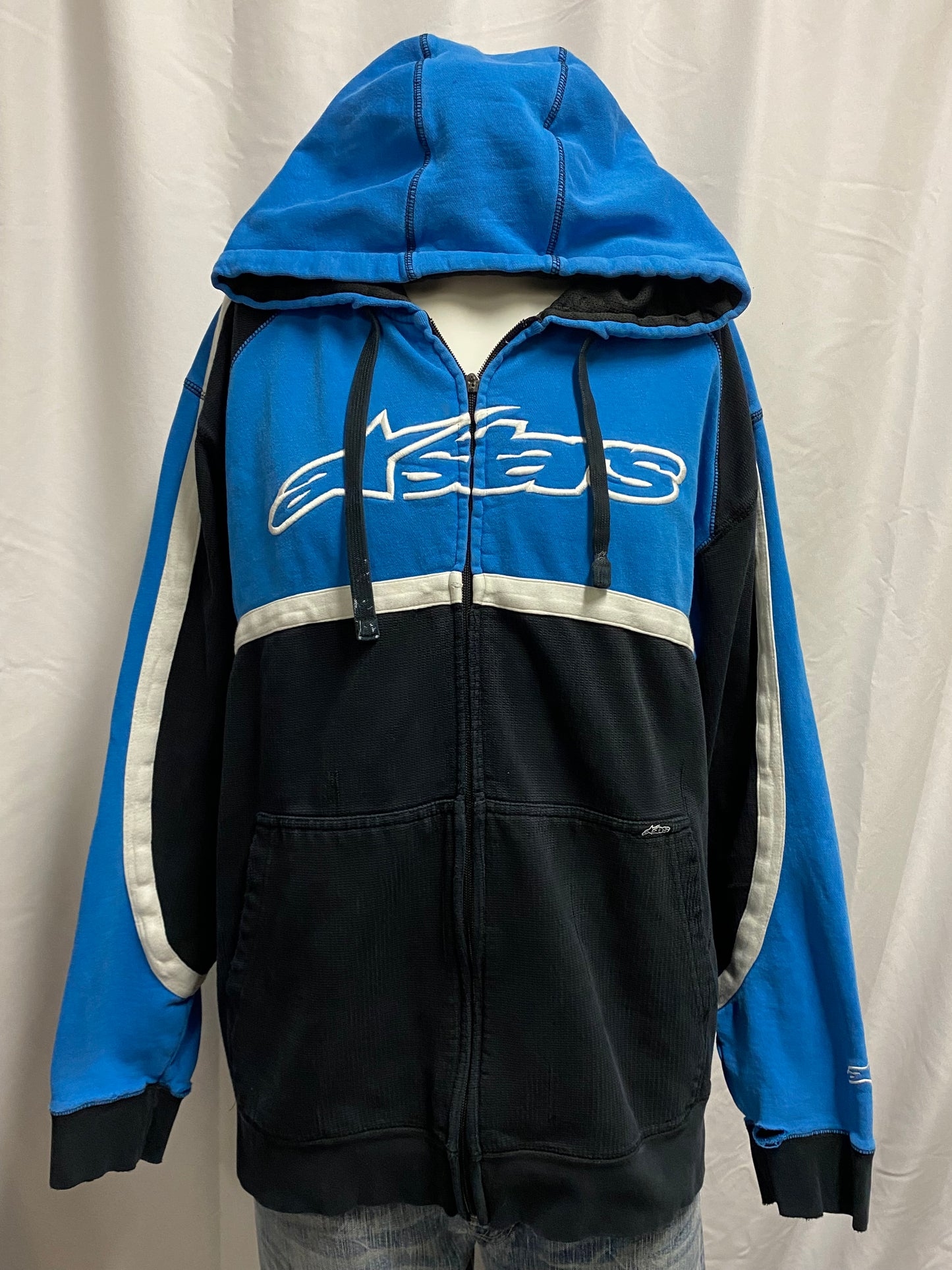 XL - Alpinestars 2000s Star Logo Zip Hoodie