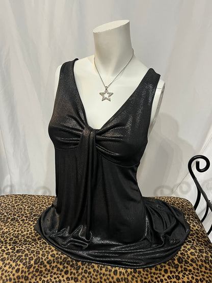 S/M - Blu Heaven Y2K Shimmer Top