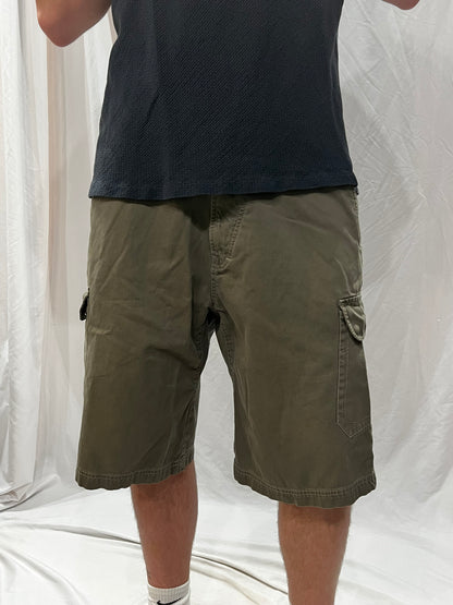XL - Prana Men's Army Green Cargo Shorts