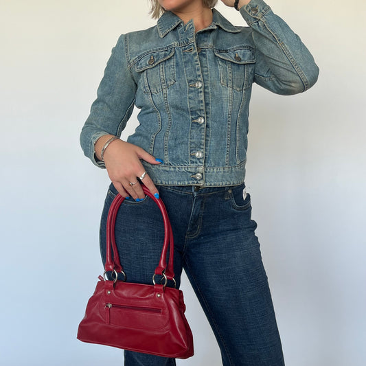 Gas Station Vintage Faded Denim Jacket