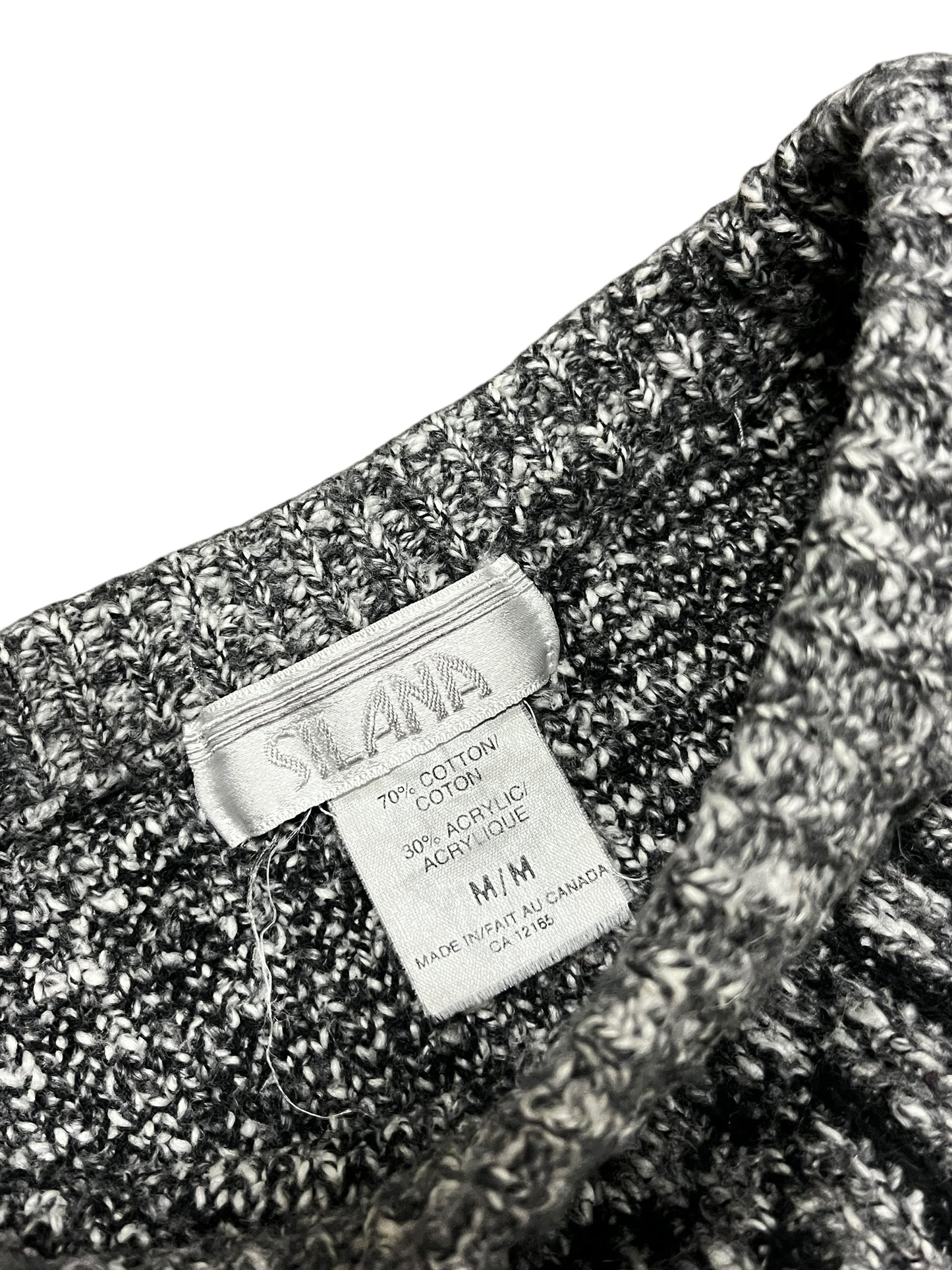 M - Silana 80s Textured Knit Sweater