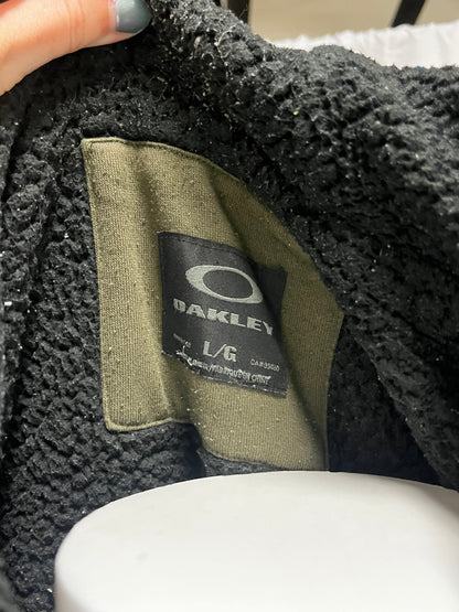 L - Oakley 2000s Sherpa Lined Heavy Hoodie