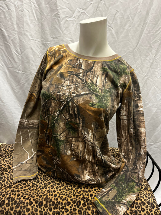 S - Camouflage Long Sleeve Tee