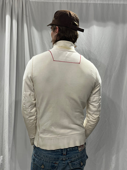 M - Parasuco Y2K Contrast Stitch Zip Sweatshirt