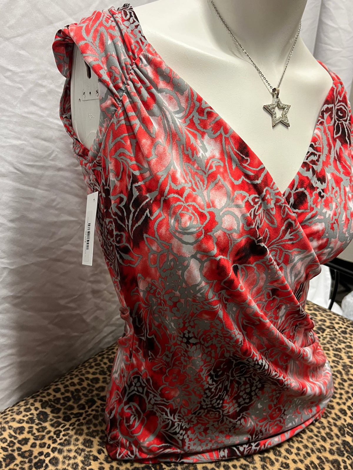 S - Proportion Petite Y2K Wrap Style Blouse