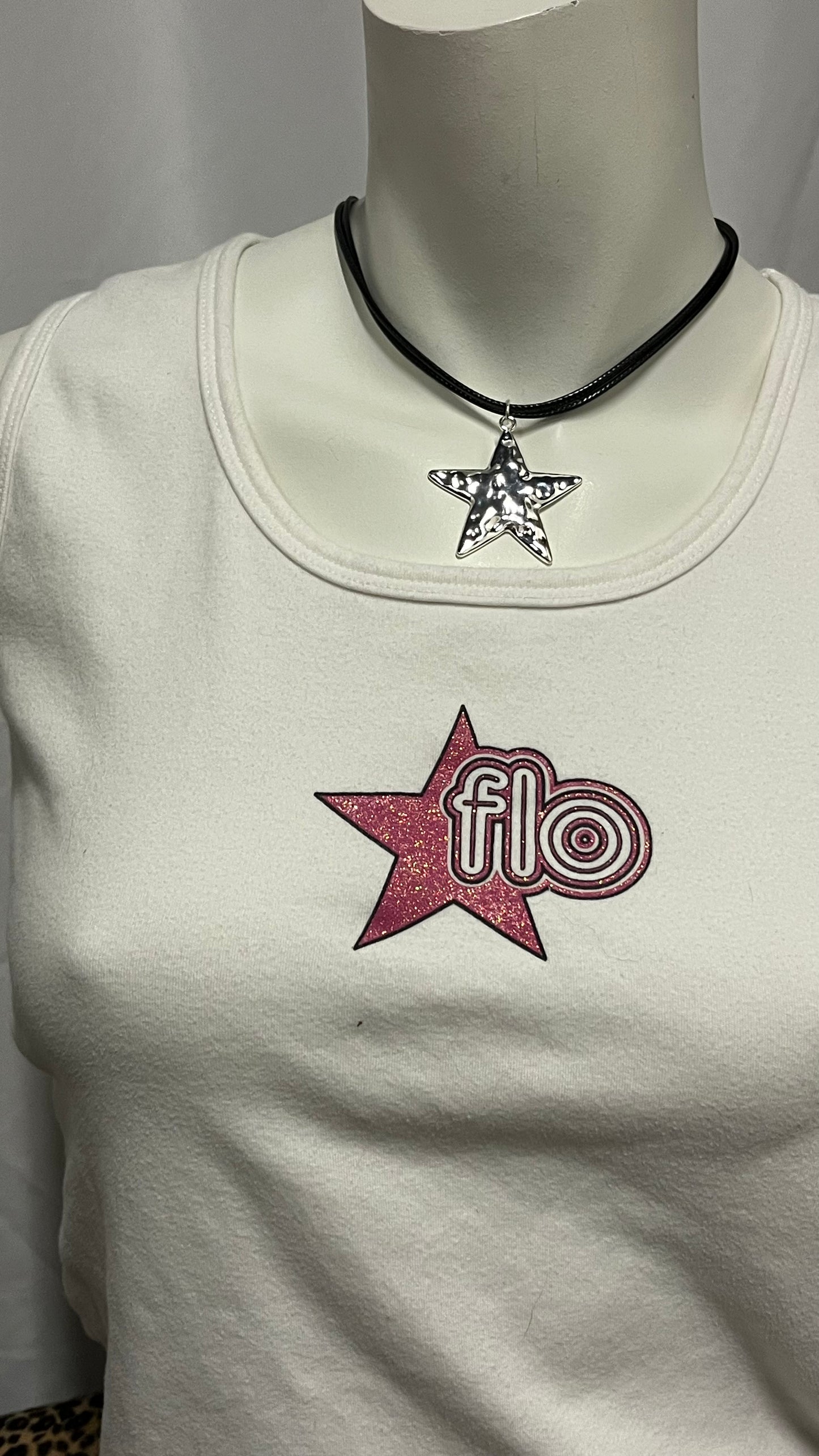 M - FLO Y2K Star Graphic Top