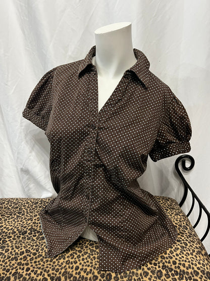 M - Apt. 9 Polka Dot Blouse