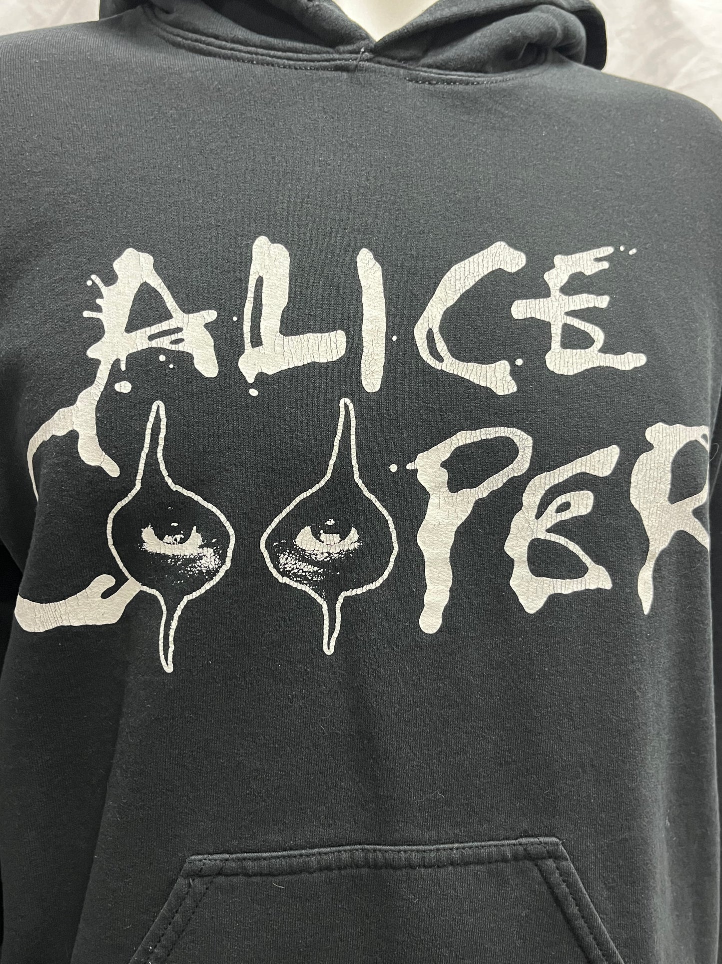 M - Alice Cooper Eyes Logo Graphic Hoodie