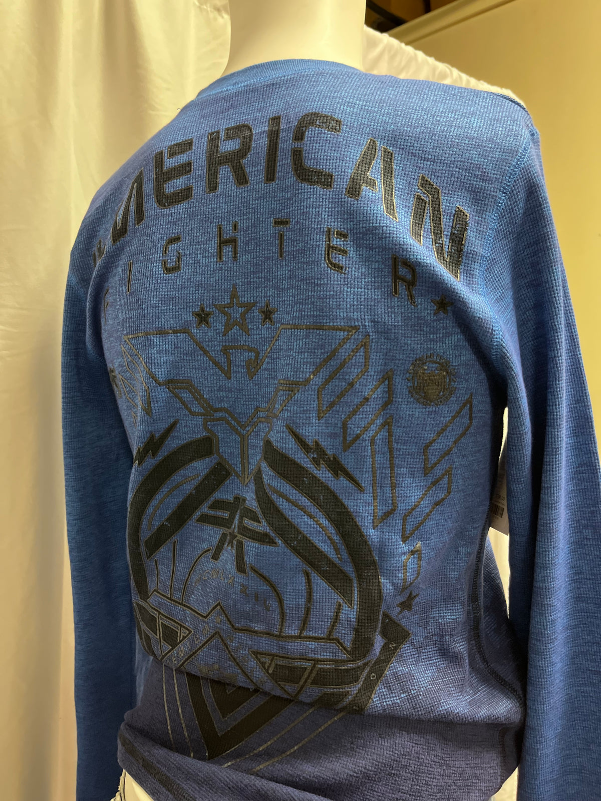 L - American Fighter Graphic Thermal Long Sleeve