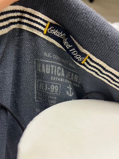 M - Nautica Y2K Gothic Graphic Polo Tee
