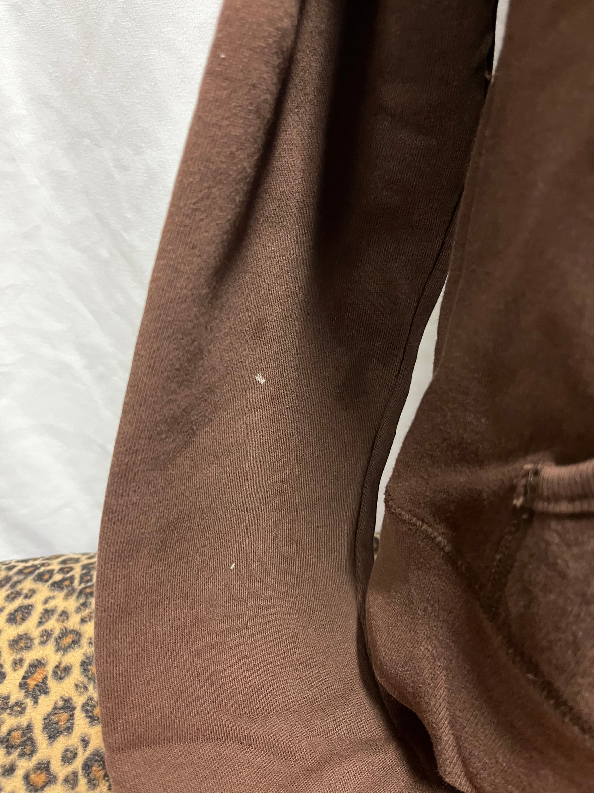 Youth L - Brody Y2K Brown + Pink Zip Hoodie