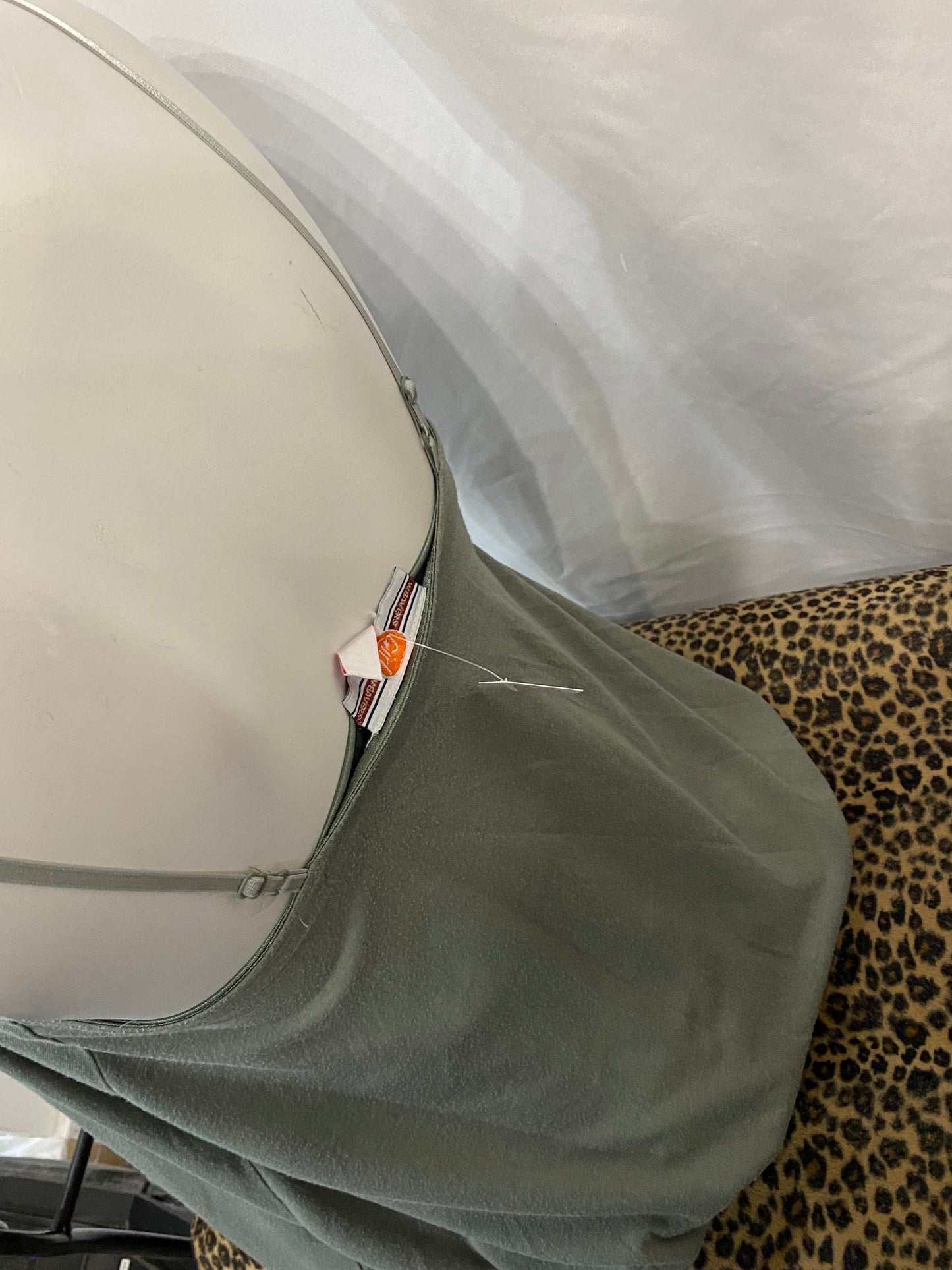 XS - Girl Y2K Sage Green Cami Top