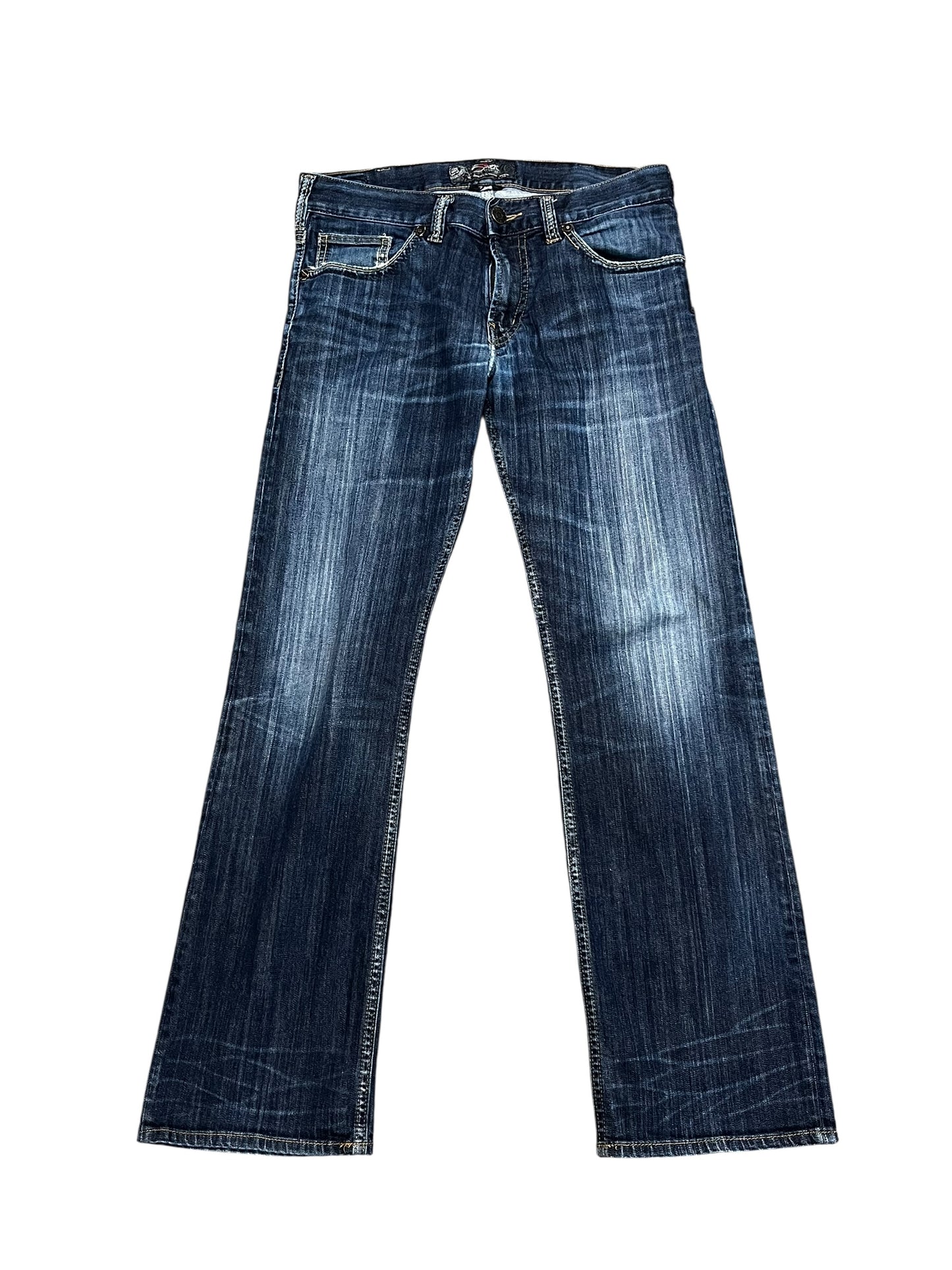 33 x 34" - Silver 2000s Zac Bootcut Men's Jeans
