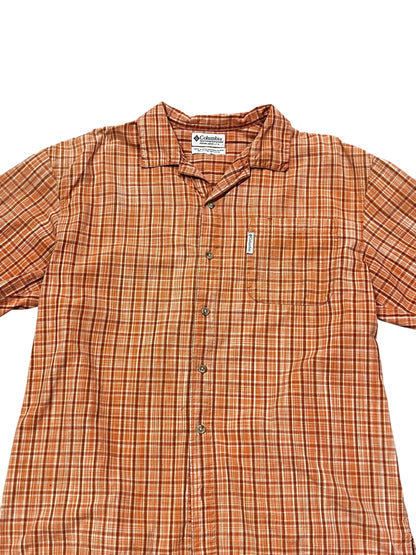 L - Columbia Plaid Cotton Button Down