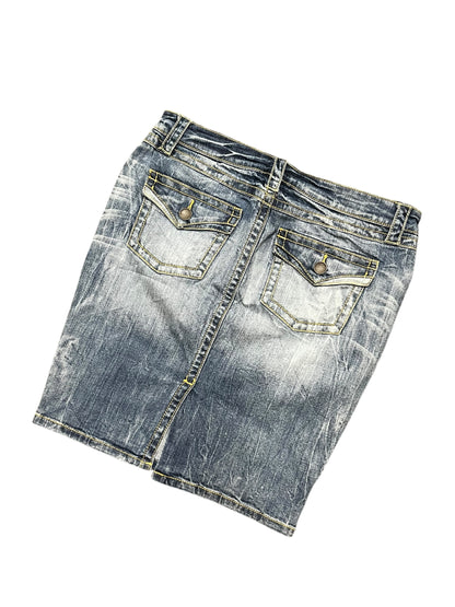 SZ 10 - London Jean Denim Pencil Skirt