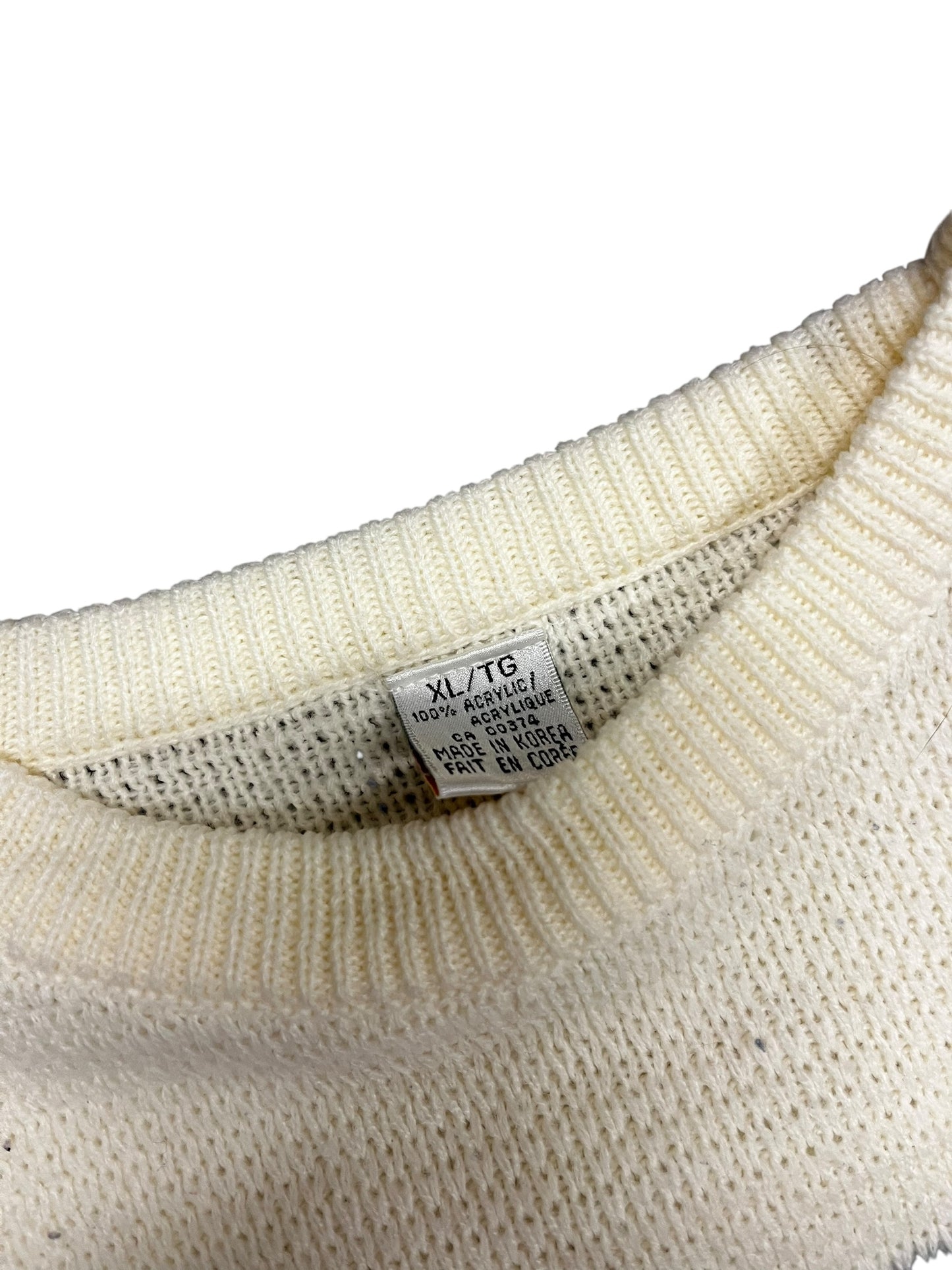 XL - Vintage Made In Korea Knit Sweater