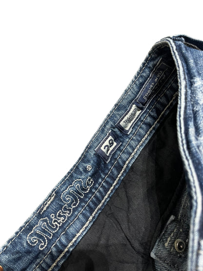 28" - Miss Me Y2K Bootcut Bling Low Rise Jeans