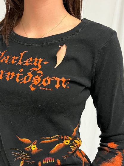 S - Harley Davidson Jaguar Graphic Top