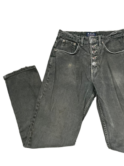 29" - 90s Rage Jeanswear Army Green Pants