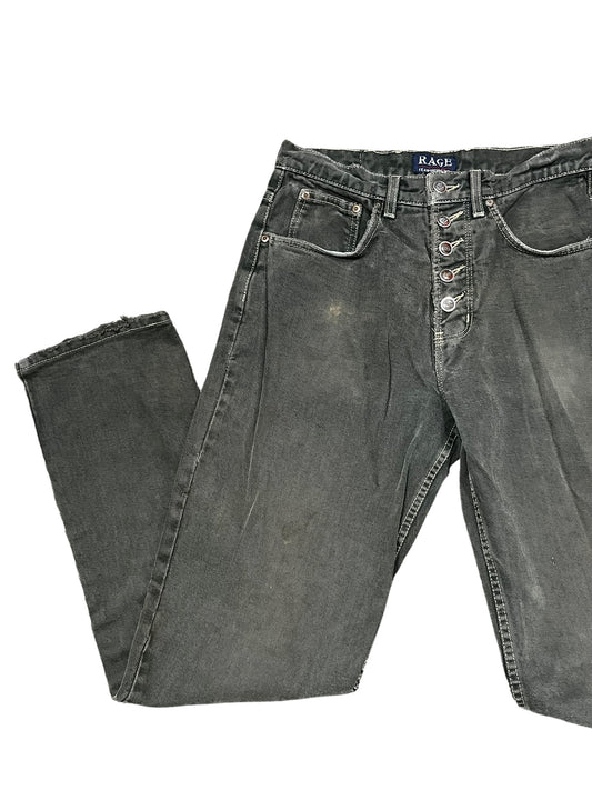 29" - 90s Rage Jeanswear Army Green Pants