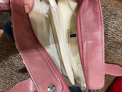 Joanne Denim + Pink Mini Purse