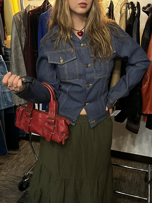 M - 1960s Male Call Deadstock Denim Jacket Made In Canada