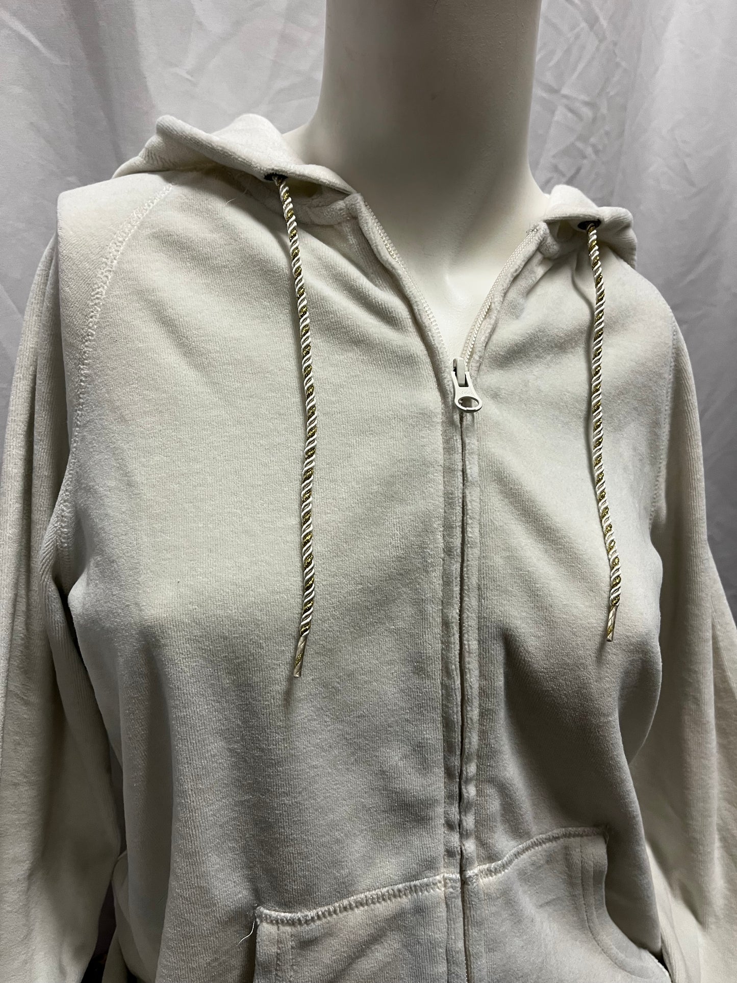 M - B.U.M. Equipment 2000s Velour Zip Hoodie